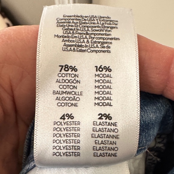 MOTHER - LIL ROLLER FRAY Wide-Leg Light Blue Washed Denim Jeans - Picture 10 of 10